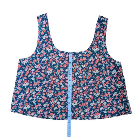 Forever 21 Pink Floral Flowy Tank Top Women Size S - Picture 3 of 8